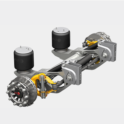 SAF-HOLLAND TRAILER AXLES AND SUSPENSION SYSTEMS - AIR SUSPENSION - SAF INTRA SELF STEERING AXLE