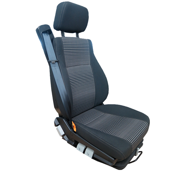 TRUCK PNEUMATIC AIR SUSPENSION SEAT WITH INTERGRATED SEAT BELT TS 021