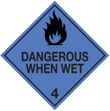 SINGULAR DANGEROUS GOODS SIGNS