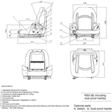 UNIVERSAL FORKLIFT & BOBCAT SEAT TS 010