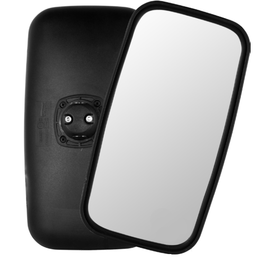 BRITAX MIRROR HEADS - BLACK ABS - TO SUIT JAPANESE STYLE TRUCKS   16.5” (415mm)