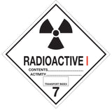 SINGULAR DANGEROUS GOODS SIGNS