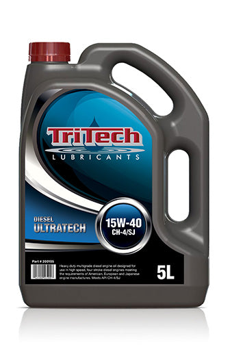TRITECH ENGINE OIL- ULTRATECH 15W-40 CH-4/SJ