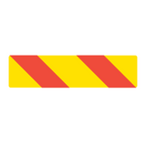 600MM X 150MM - LEFT OR RIGHT - CLASS 1 MATERIAL - STICKER/ ALUMINIUM