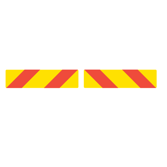 600MM X 150MM - LEFT OR RIGHT - CLASS 1 MATERIAL - STICKER/ ALUMINIUM