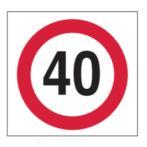 440MM X 440MM - 40 - STICKER - CLASS 2 MATERIAL - STICKER