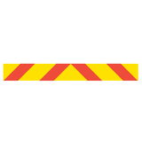 800MM X 100MM - LEFT, RIGHT OR CENTER - CLASS 1 MATERIAL - STICKER/ ALUMINIUM