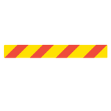 800MM X 100MM - LEFT, RIGHT OR CENTER - CLASS 1 MATERIAL - STICKER/ ALUMINIUM