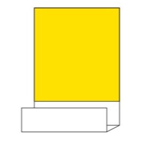 300MM X 300MM - DELINEATORS - YELLOW REFECTIVE