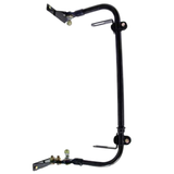 BRITAX MIRROR HEADS - BRACKET ONLY - BLACK STEEL ADJUSTABLE - TO SUIT WEST COAST STYLE TRUCKS