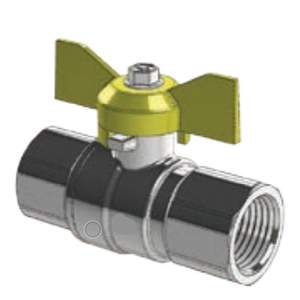 BRASS FITTING - BALL VALVES FEMALE/FEMALE- IMPERIAL