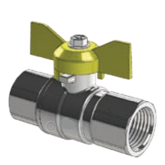 BRASS FITTING - BALL VALVES FEMALE/FEMALE- IMPERIAL