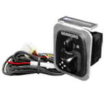 BRITAX MIRROR HEADS - BLACK ABS - ELECTRIC MIRROR HEAD & SPOTTER - TO SUIT EUROPEAN STYLE TRUCKS