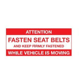 120MM X 50MM - NON-REFLECTIVE ADVISORY STICKERS