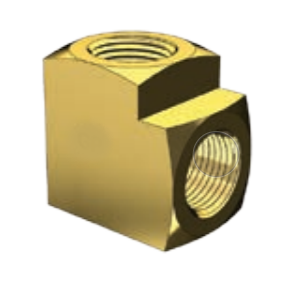 BRASS FITTING - 90 DEGREE FEMALE ELBOW - IMPERIAL