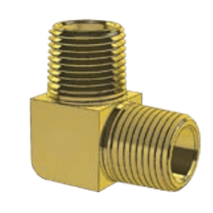 BRASS FITTING - 90 DEGREEMALE ELBOW - IMPERIAL