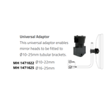 BRITAX MIRROR HEADS - BLACK ABS - TO SUIT JAPANESE STYLE TRUCKS 15” (380mm)