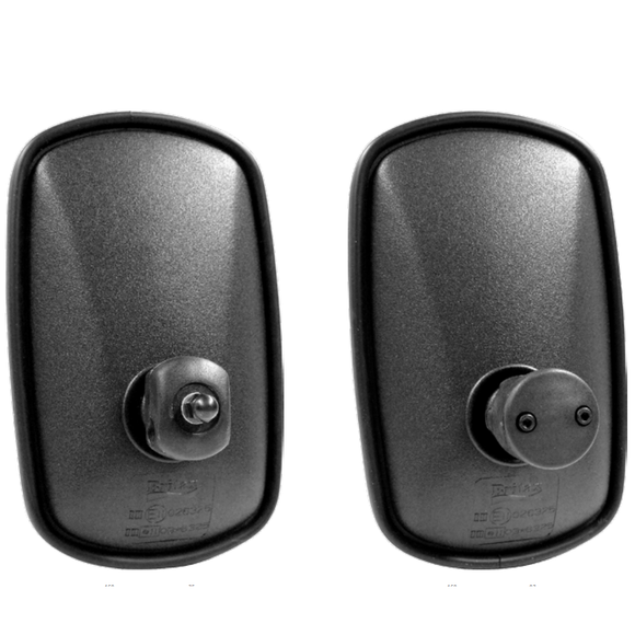 BRITAX MIRROR HEADS - BLACK ABS - MIRROR - TO SUIT RANGE OF VEHICLES