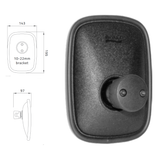 BRITAX MIRROR HEADS - BLACK ABS MIRROR HEADS - TO SUIT RANGE OF VEHICLES
