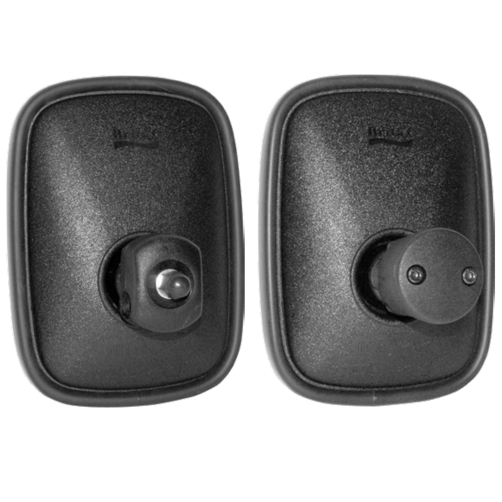 BRITAX MIRROR HEADS - BLACK ABS MIRROR HEADS