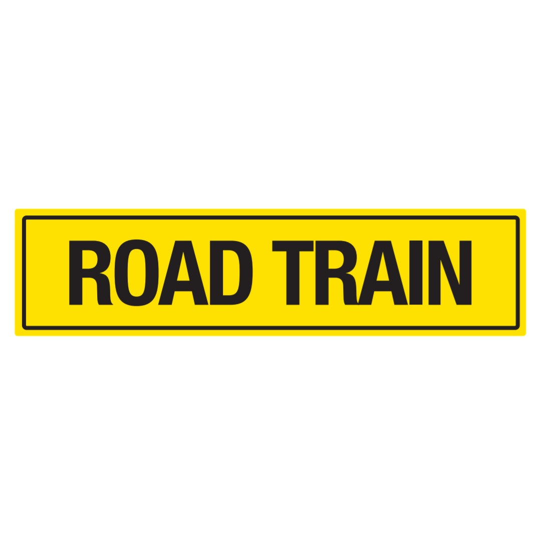 1020MMX250MM & 1200MMX300MM - ROAD TRAIN - CLASS 2 MATERIAL - STICKER ...
