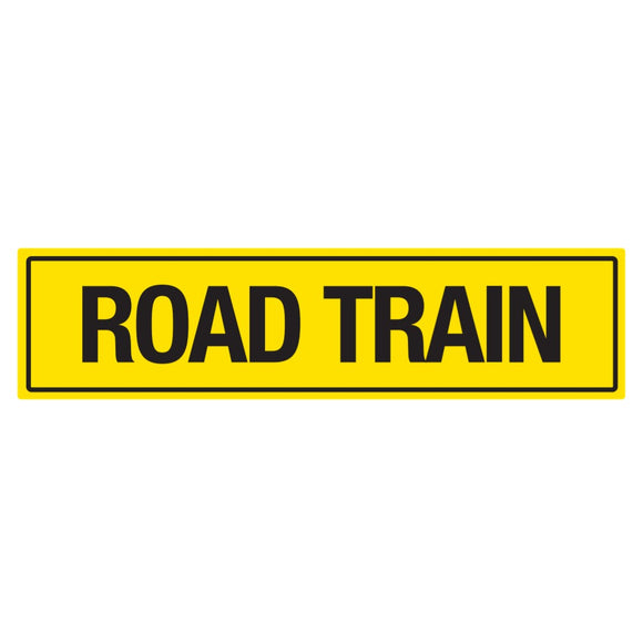 1020MMX250MM & 1200MMX300MM - ROAD TRAIN - CLASS 2 MATERIAL - STICKER/ ALUMINIUM/ GALVANISED