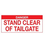 120MM X 50MM - NON-REFLECTIVE ADVISORY STICKERS