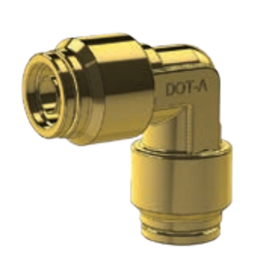 DOT PUSH FITTING- UNION ELBOW - METRIC TUBE BP MDQ65DOT